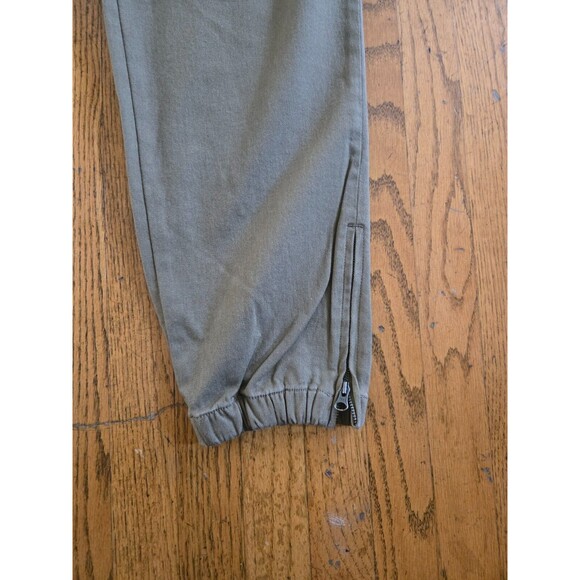 L.T.J Letter to Juliet Green Cargo Joggers Women's Size L Zip Cuff Utility NWT - Picture 7 of 9
